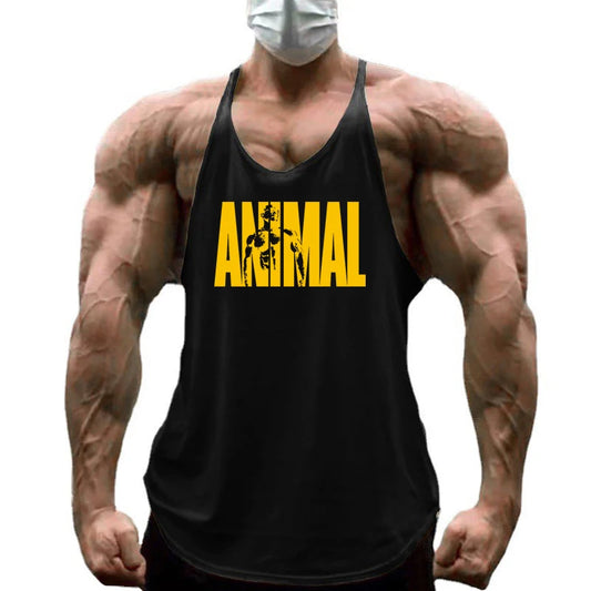 Débardeur musculation homme ANIMAL – stringer coton dos nageur
