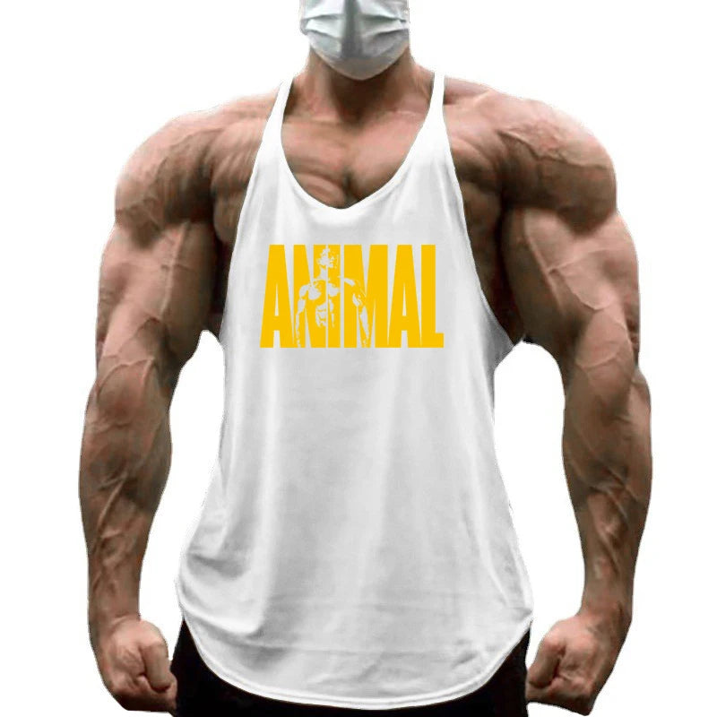 Débardeur musculation homme ANIMAL – stringer coton dos nageur