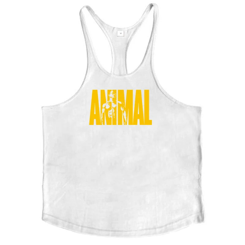 Débardeur musculation homme ANIMAL – stringer coton dos nageur