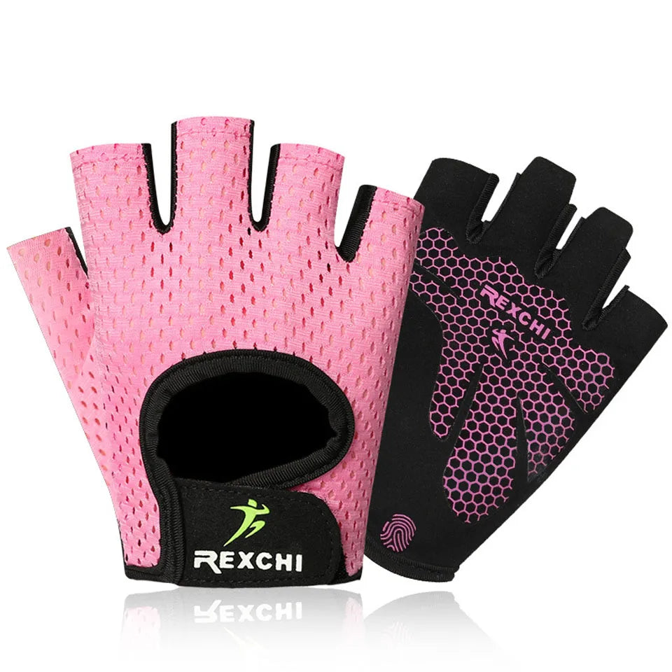 Gants de Fitness Demi-Doigt – Respirants & Antidérapants – Hommes & Femmes