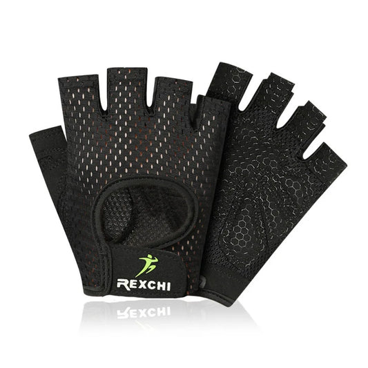 Gants de Fitness Demi-Doigt – Respirants & Antidérapants – Hommes & Femmes