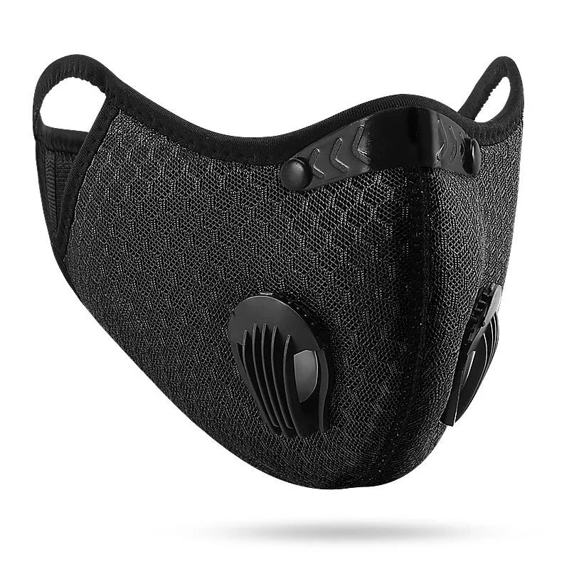 Masque Sport Respirant avec Filtres Carbone Actif – Lavable & Réutilisable