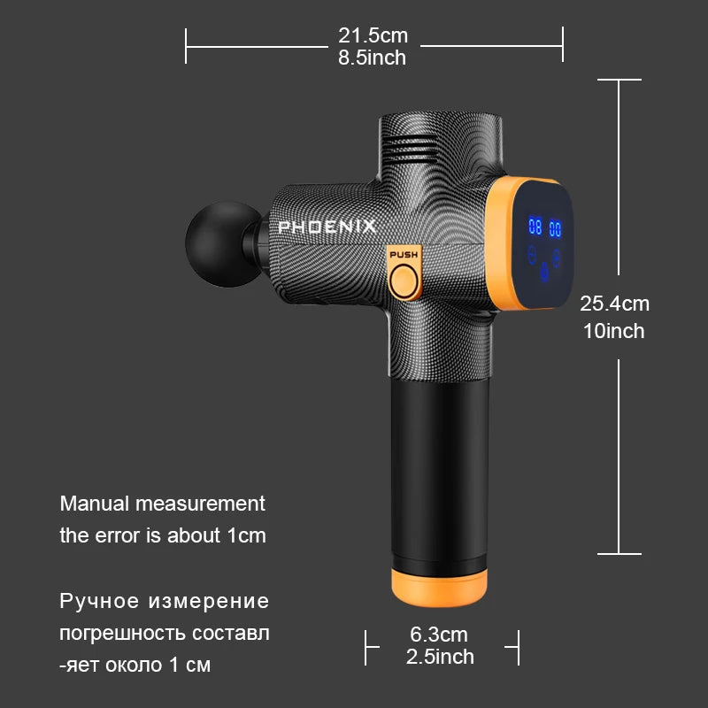Pistolet de massage Phoenix A2 – récupération musculaire intense et soulagement profond
