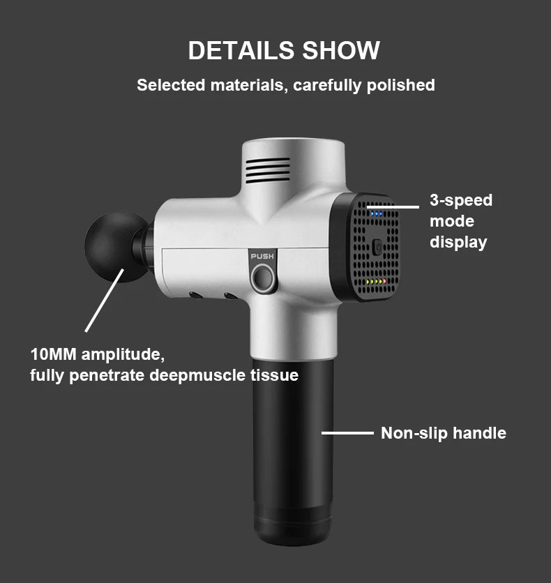 Pistolet de massage Phoenix A2 – récupération musculaire intense et soulagement profond