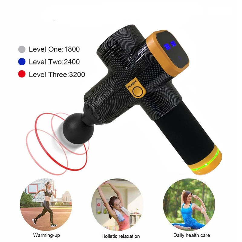 Pistolet de massage Phoenix A2 – récupération musculaire intense et soulagement profond