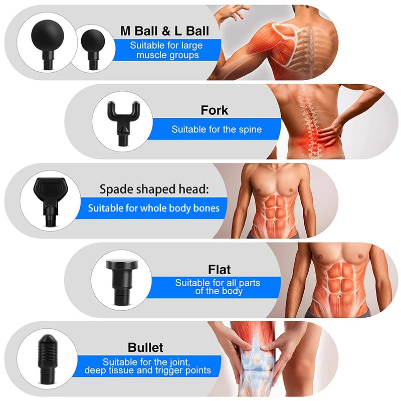 Pistolet de massage Phoenix A2 – récupération musculaire intense et soulagement profond