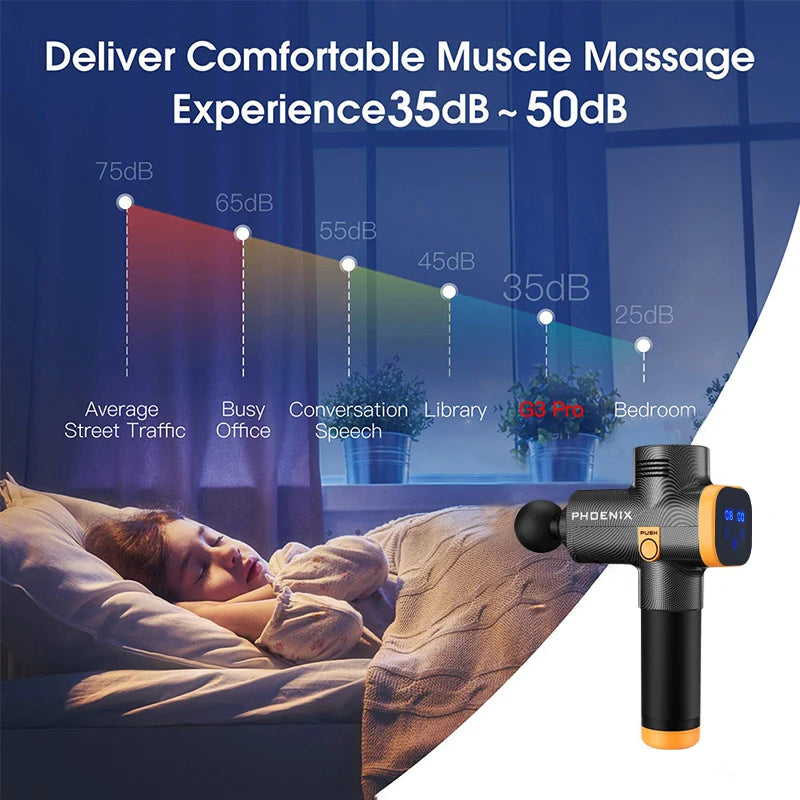 Pistolet de massage Phoenix A2 – récupération musculaire intense et soulagement profond