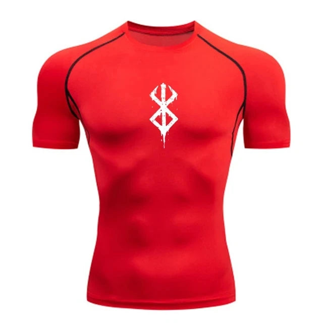 T-shirt compression homme "Berserk" – respirant, gainant et sèche rapide