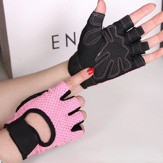 Gants de Sport Demi-Doigt – Antidérapants Silicone – Fitness & Cyclisme