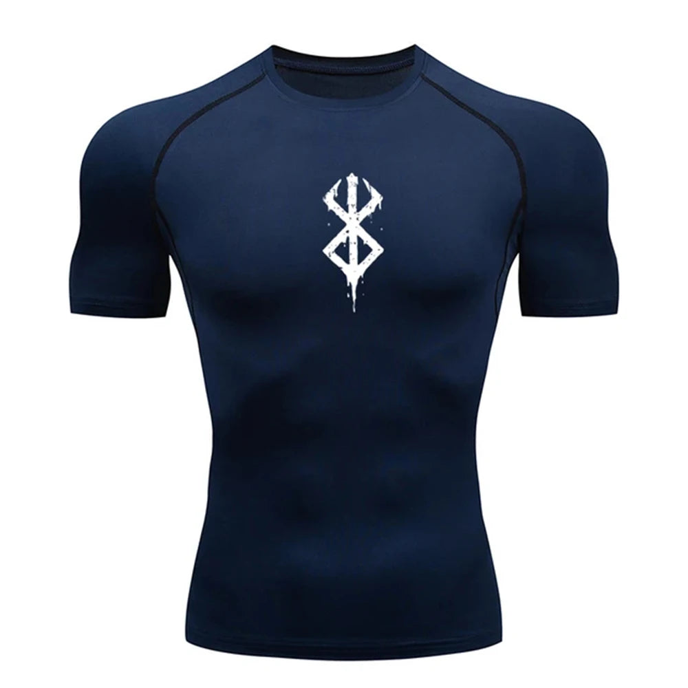 T-shirt compression homme "Berserk" – respirant, gainant et sèche rapide