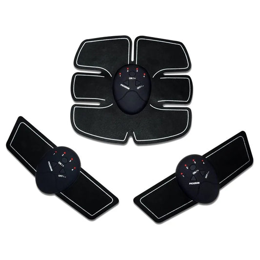 Électrostimulateur abdominal EMS – ceinture et bras pour tonification musculaire
