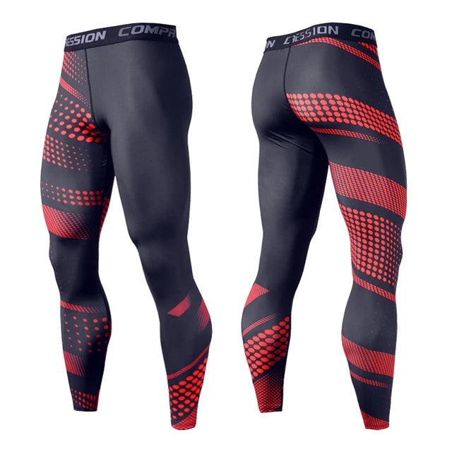 Leggings compression homme sport – Séchage rapide & maintien musculaire total