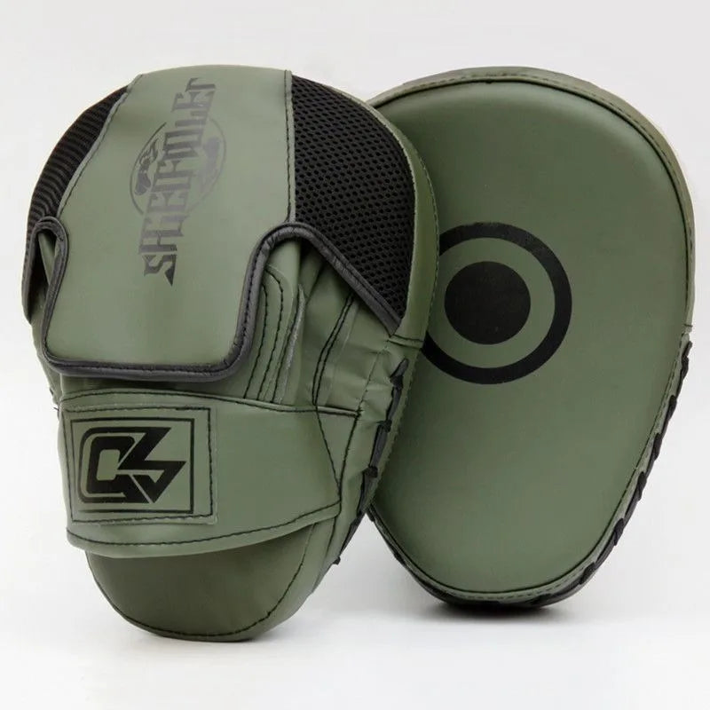 Cible de frappe courbée en PU – Gants focus boxe, MMA et entraînement cardio