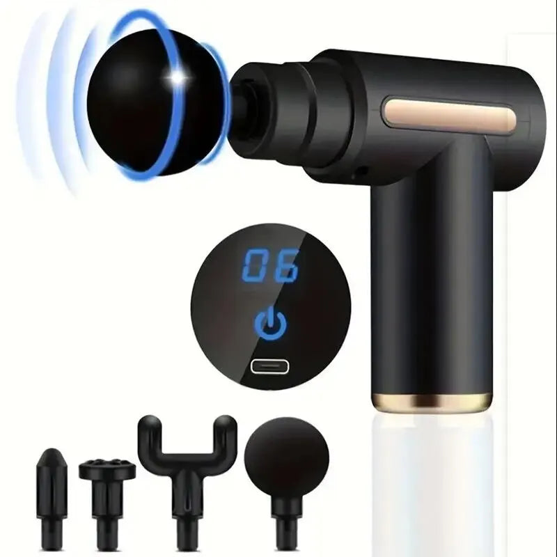 Mini Pistolet de Massage Musculaire – Rechargeable – Détente & Récupération