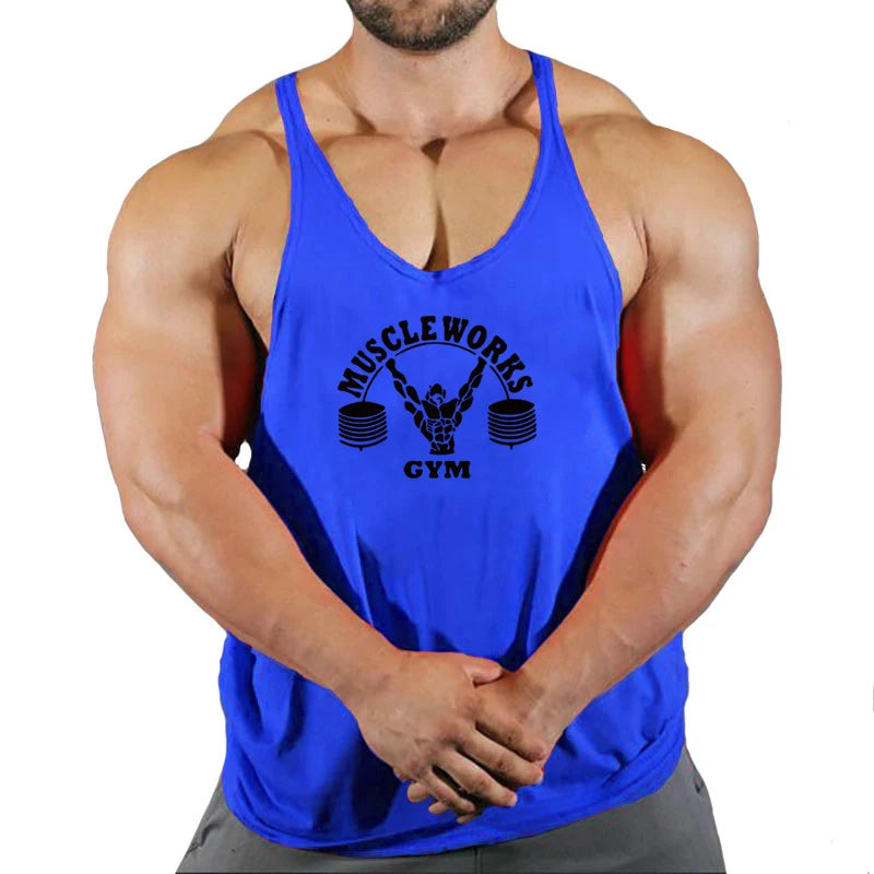 Débardeur musculation homme imprimé – Léger, respirant et stylé pour l’entraînement