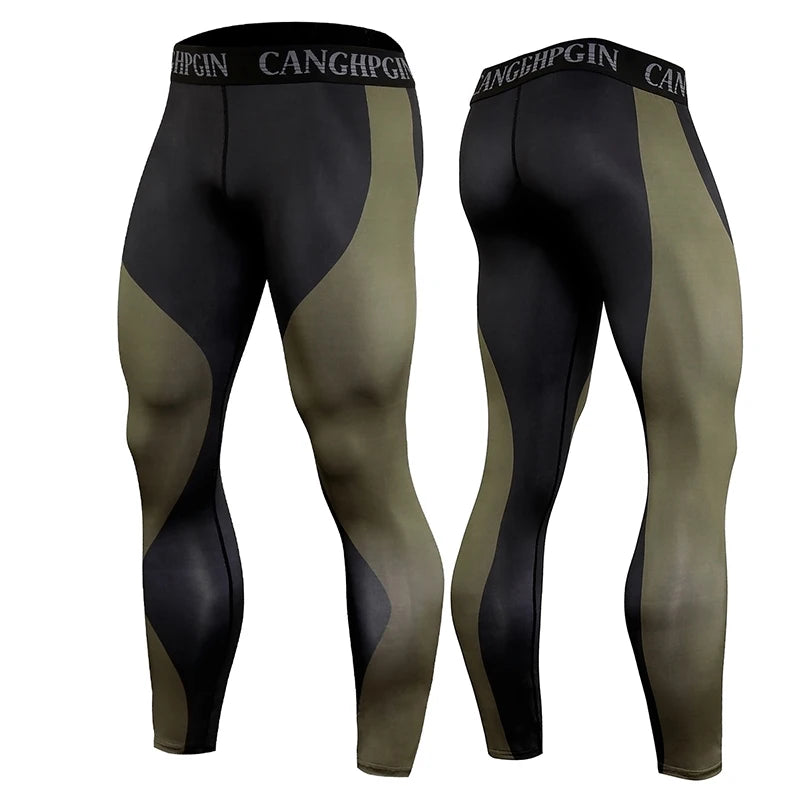 Leggings compression homme sport – Séchage rapide & maintien musculaire total