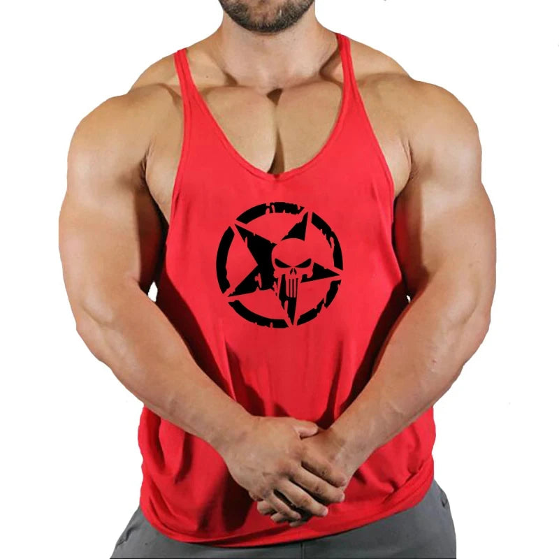 Débardeur stringer V-neck homme – coton respirant pour musculation & lifestyle