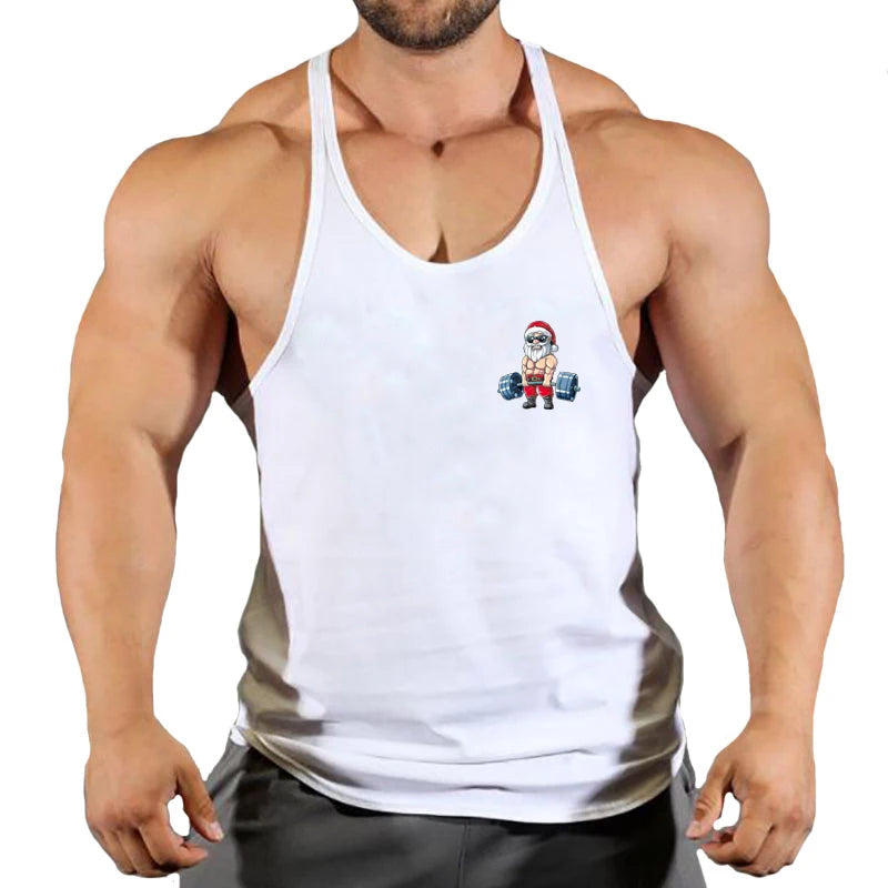 Débardeur musculation homme sans manches en coton – Respirant & ajusté pour l’entraînement