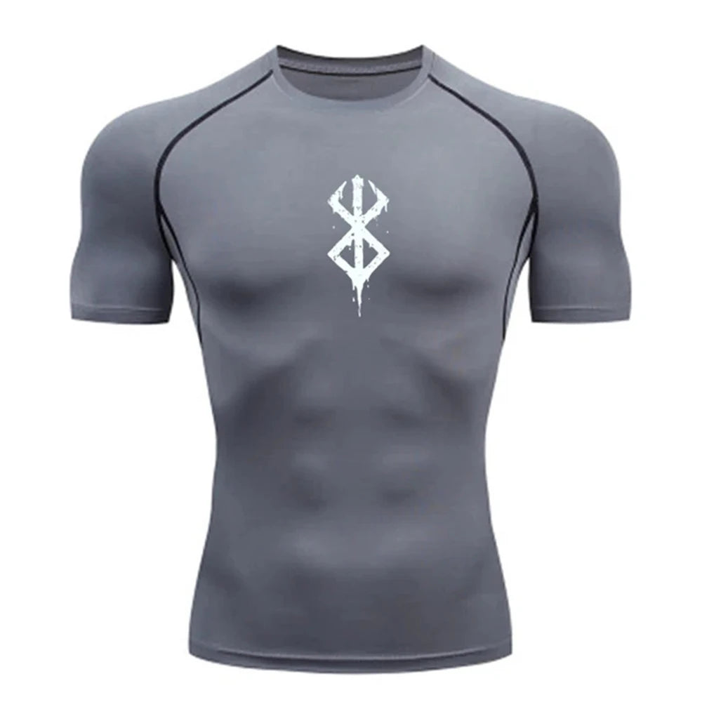 T-shirt compression homme "Berserk" – respirant, gainant et sèche rapide