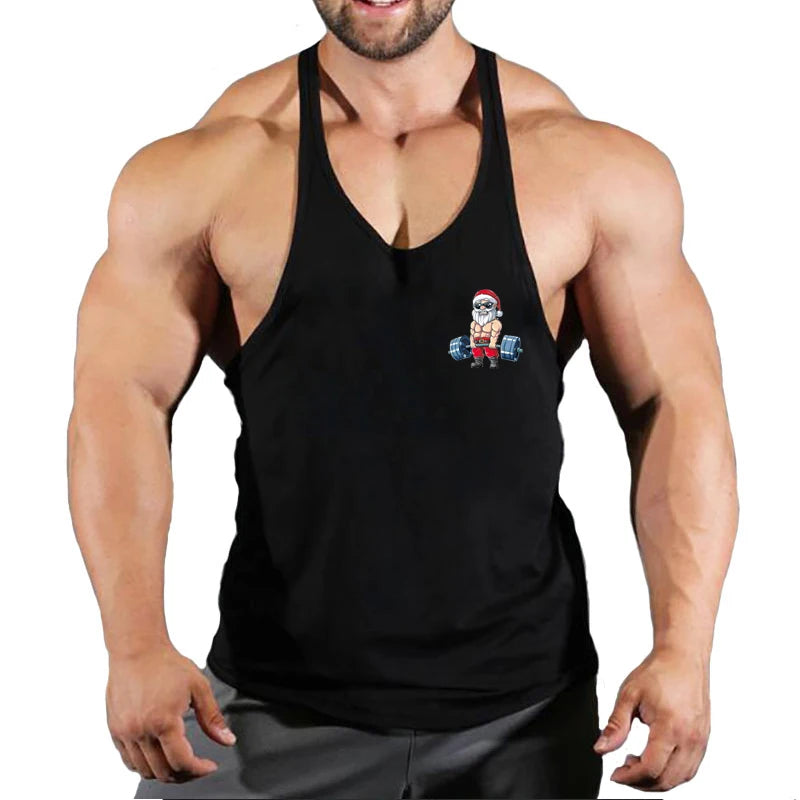 Débardeur musculation homme sans manches en coton – Respirant & ajusté pour l’entraînement