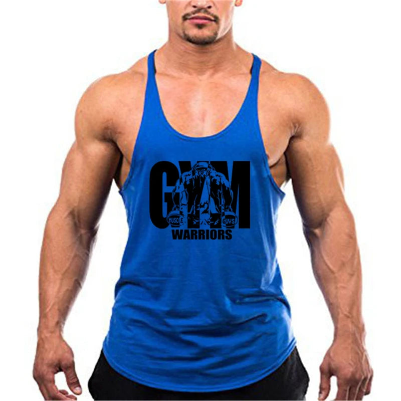 Débardeur Musculation Homme - Dos Y - 100% Coton Respirant