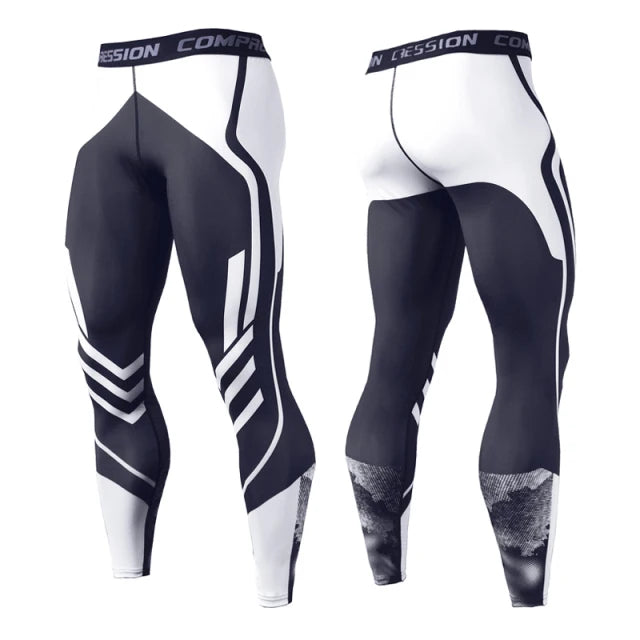 Leggings compression homme sport – Séchage rapide & maintien musculaire total