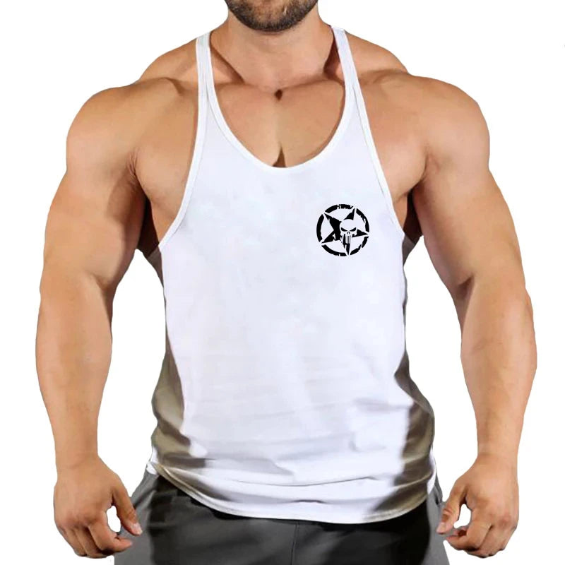 Débardeur stringer V-neck homme – coton respirant pour musculation & lifestyle