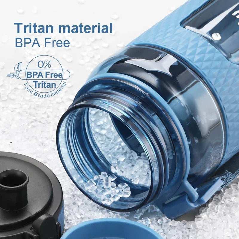 Gourde Sport UZSPACE – Tritan BPA Free – Bouchon Anti-Fuite & Infuseur Fruits
