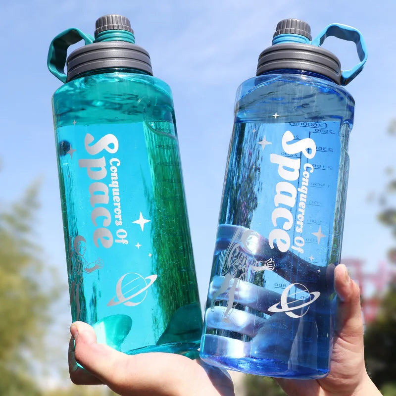 Gourde Sport Grande Capacité – 1L/2L/3L – Bouchon Anti-Fuite & Filtre
