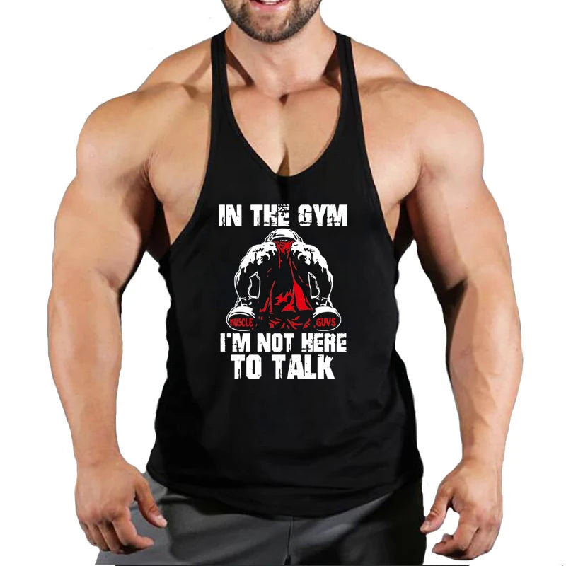 Débardeur musculation homme coton