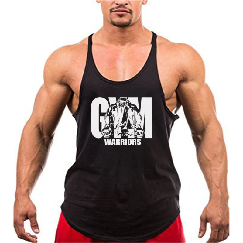 Débardeur Musculation Homme - Dos Y - 100% Coton Respirant