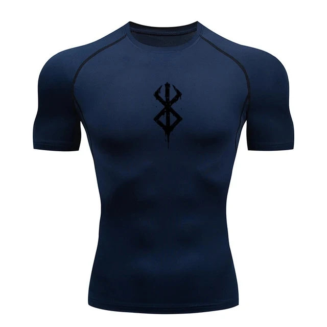 T-shirt compression homme "Berserk" – respirant, gainant et sèche rapide