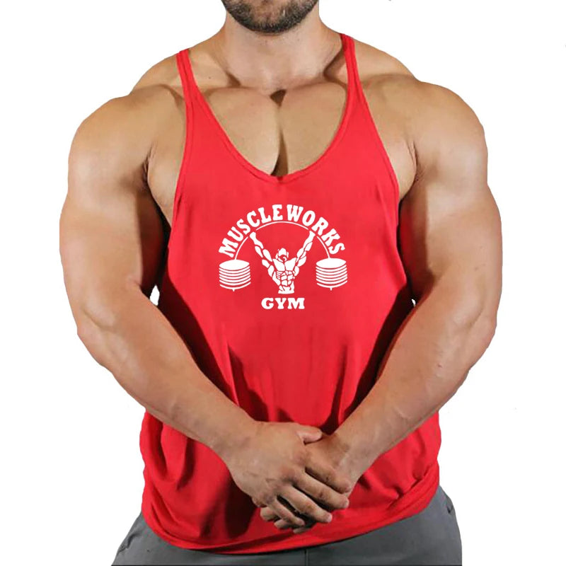 Débardeur musculation homme imprimé – Léger, respirant et stylé pour l’entraînement