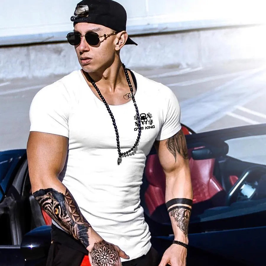 T-shirt Sport Homme - Séchage Rapide - Fitness & Musculation