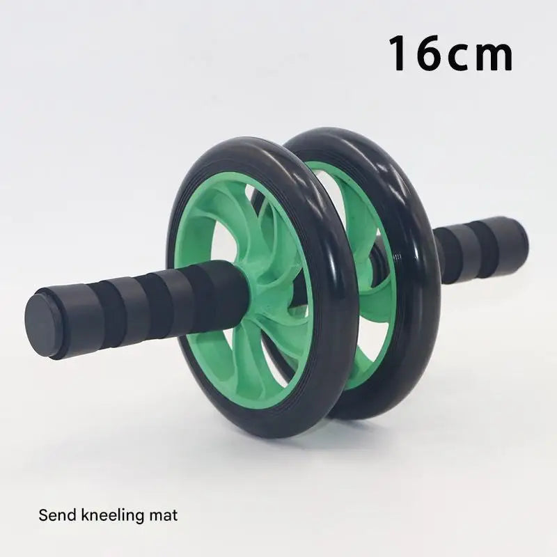 Roue Abdominale Double – Silencieuse avec Tapis – Fitness & Renforcement Musculaire