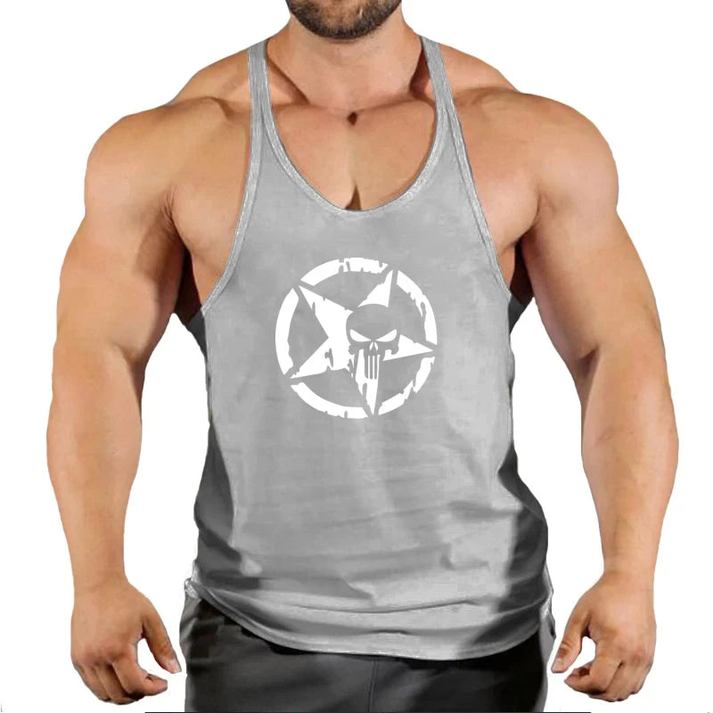 Débardeur stringer V-neck homme – coton respirant pour musculation & lifestyle