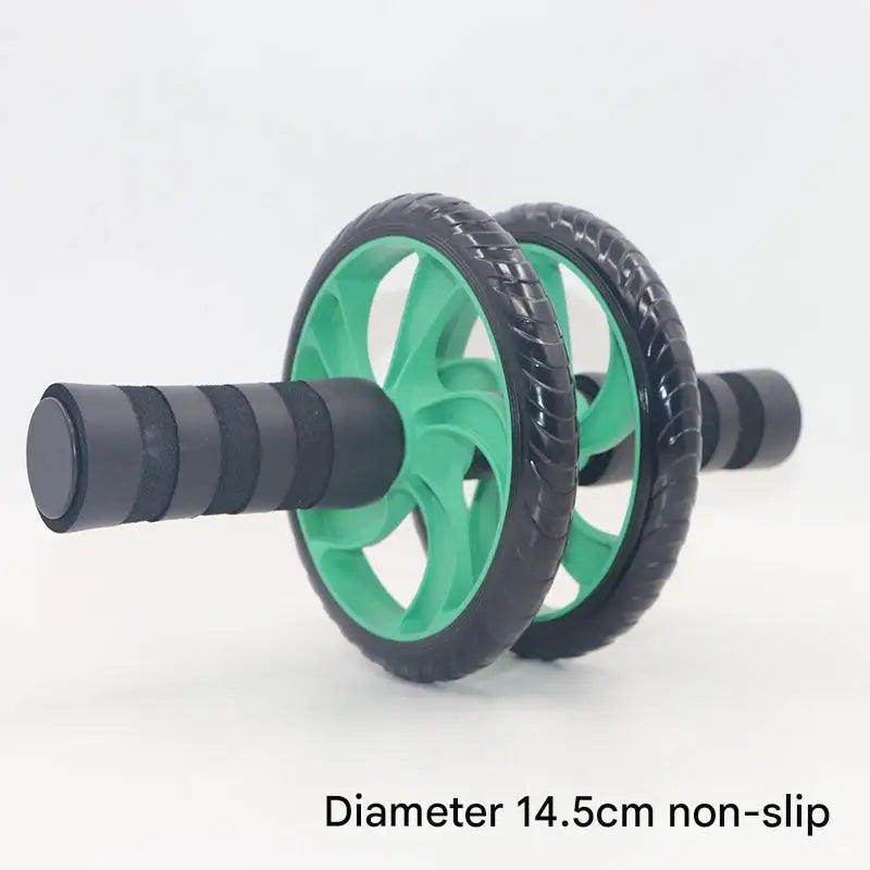 Roue Abdominale Double – Silencieuse avec Tapis – Fitness & Renforcement Musculaire