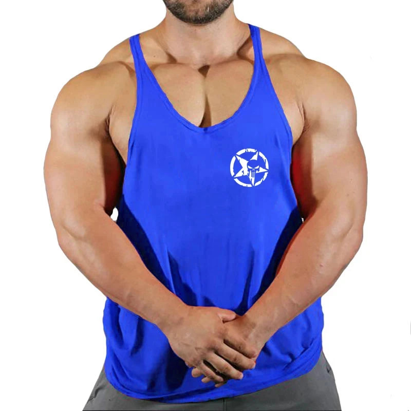 Débardeur stringer V-neck homme – coton respirant pour musculation & lifestyle