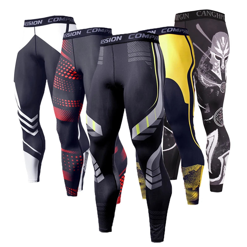 Leggings compression homme sport – Séchage rapide & maintien musculaire total