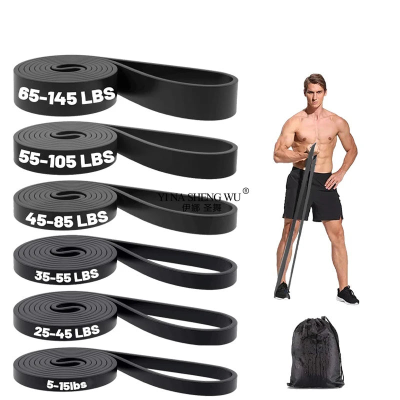 Bande de résistance musculation en latex – Heavy Duty Power Band pour traction, crossfit et entraînement