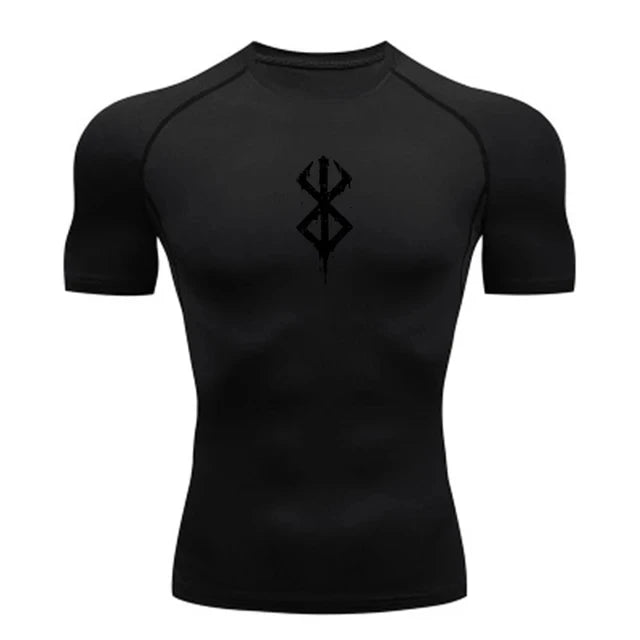 T-shirt compression homme "Berserk" – respirant, gainant et sèche rapide