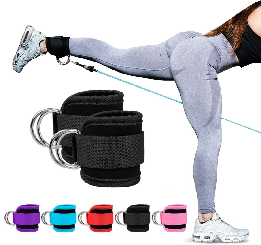 Sangles de Cheville D-Ring – Confort & Isolation Musculaire