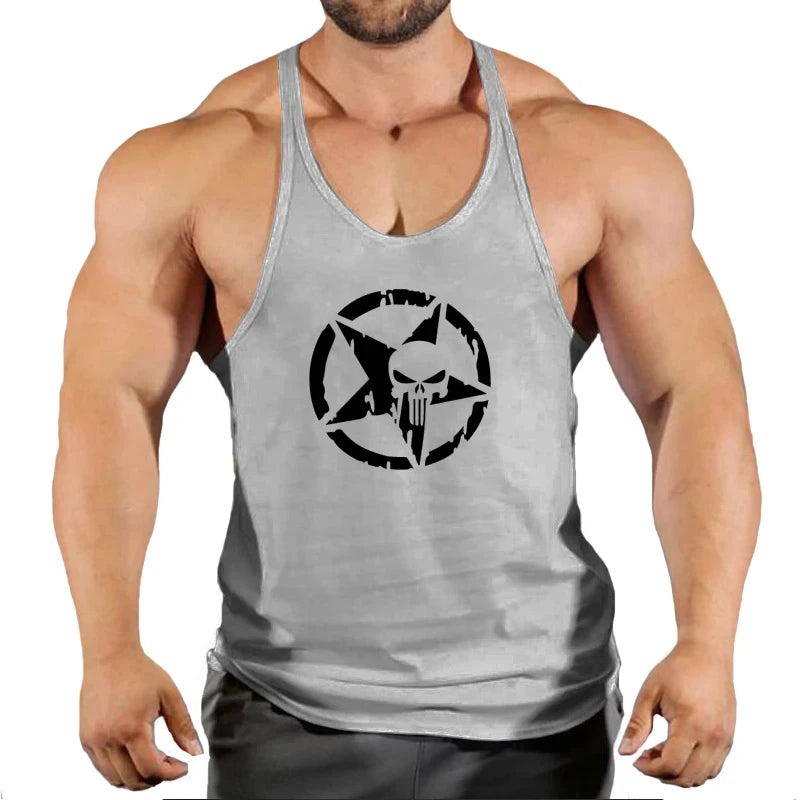 Débardeur stringer V-neck homme – coton respirant pour musculation & lifestyle