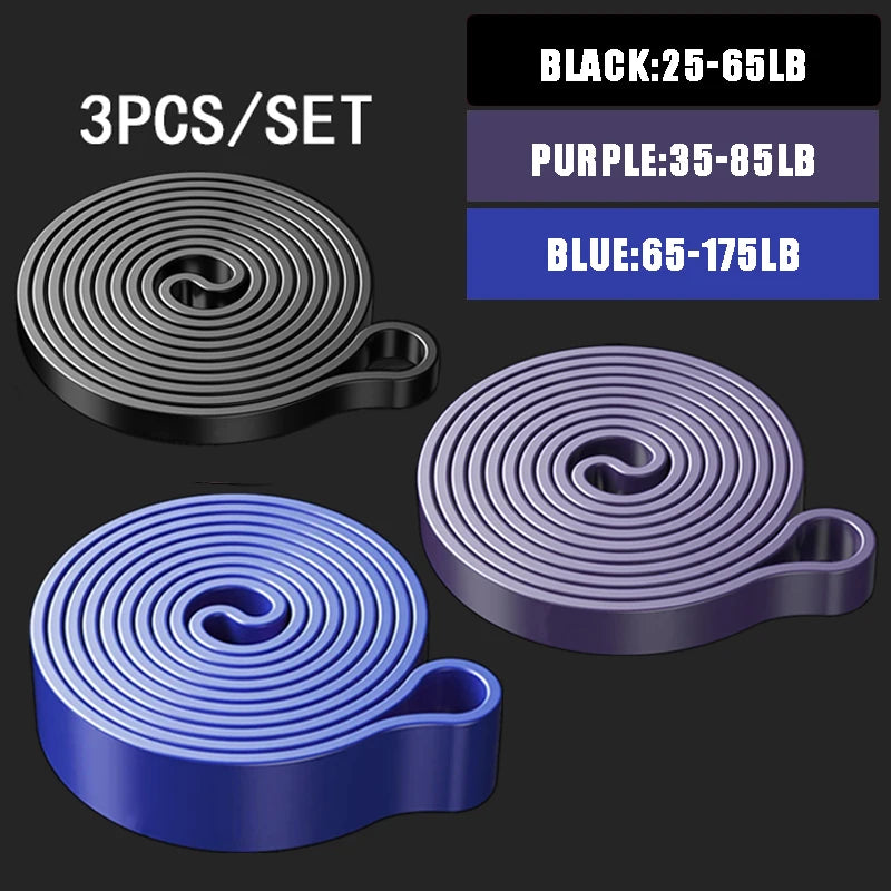 Bandes de Résistance Fitness – Latex Naturel – Musculation, Stretching & Home Gym