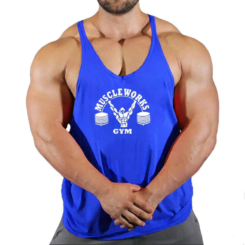 Débardeur musculation homme imprimé – Léger, respirant et stylé pour l’entraînement