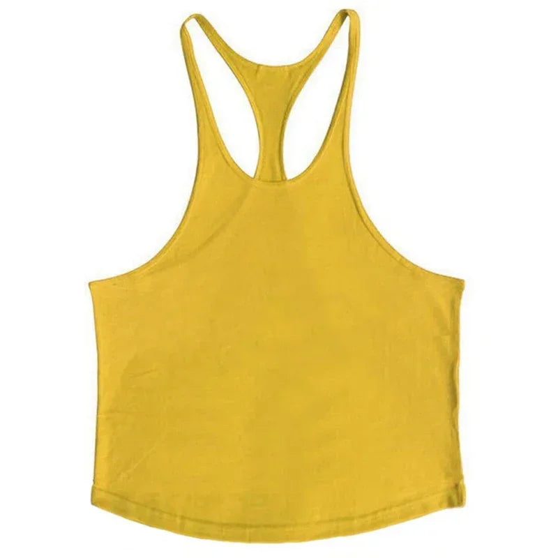 Débardeur homme musculation – coupe classique coton pour entraînement