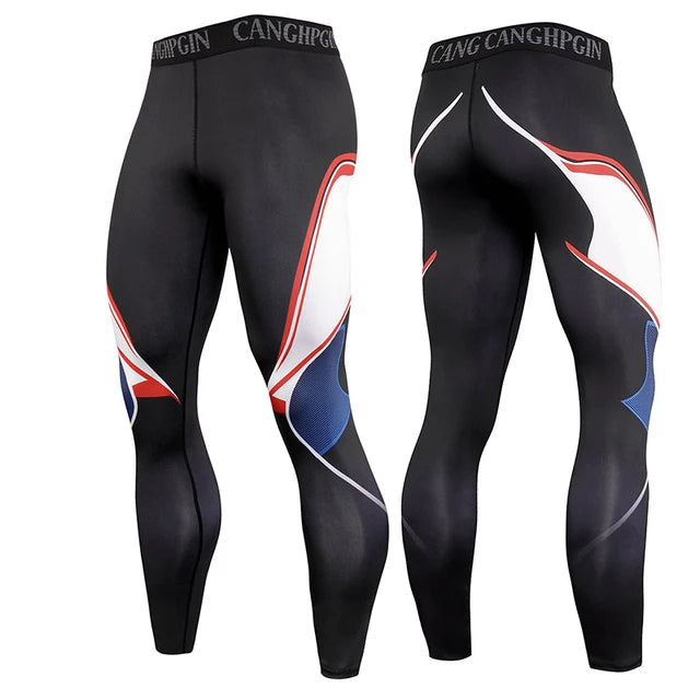 Leggings compression homme sport – Séchage rapide & maintien musculaire total