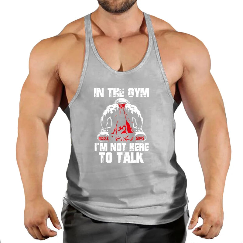 Débardeur musculation homme coton