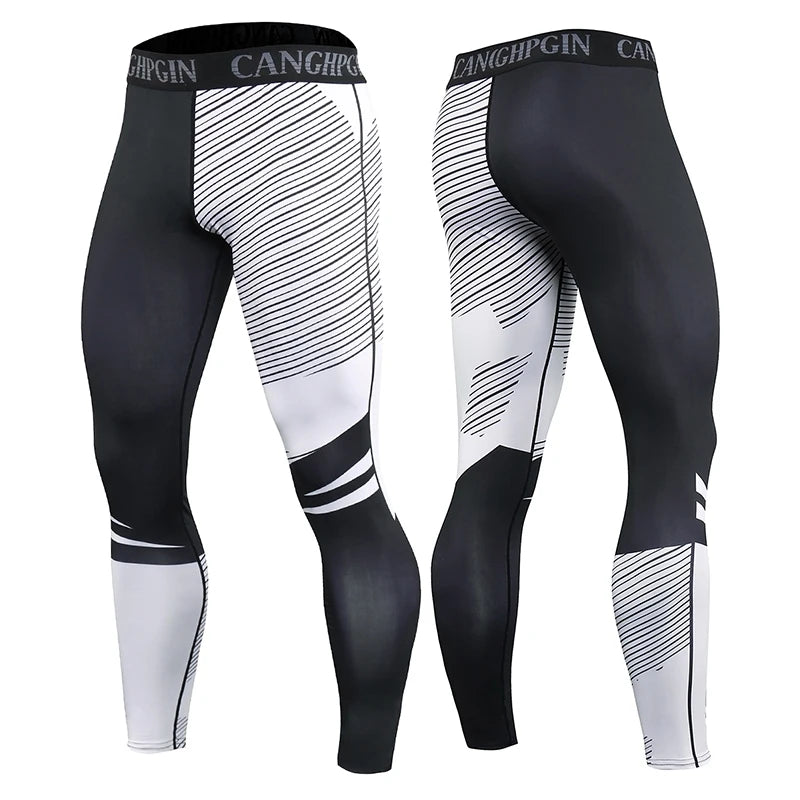 Leggings compression homme sport – Séchage rapide & maintien musculaire total
