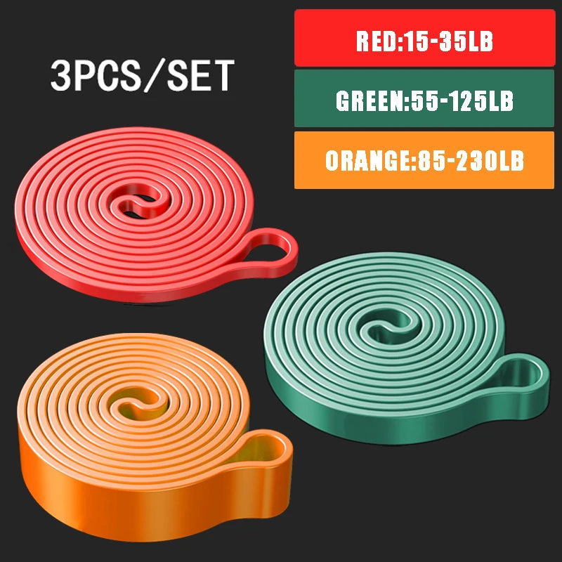Bandes de Résistance Fitness – Latex Naturel – Musculation, Stretching & Home Gym